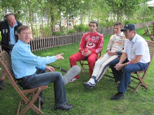 UK legends IndyCar champ Dario Franchitti reigning Indy500 winner Dan