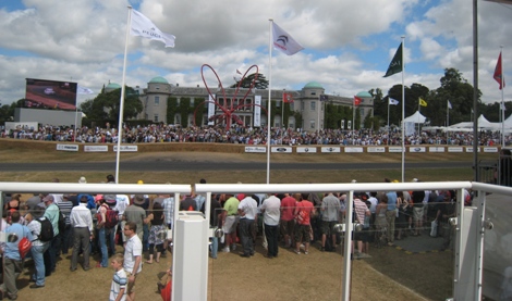 Goodwood House from Sky Sports' Studio 2010