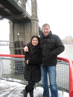 The day before the plane landed on the Hudson River NY