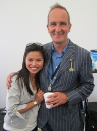 Venus Huewen & Kevin McCloud - Festival of Speed 2010